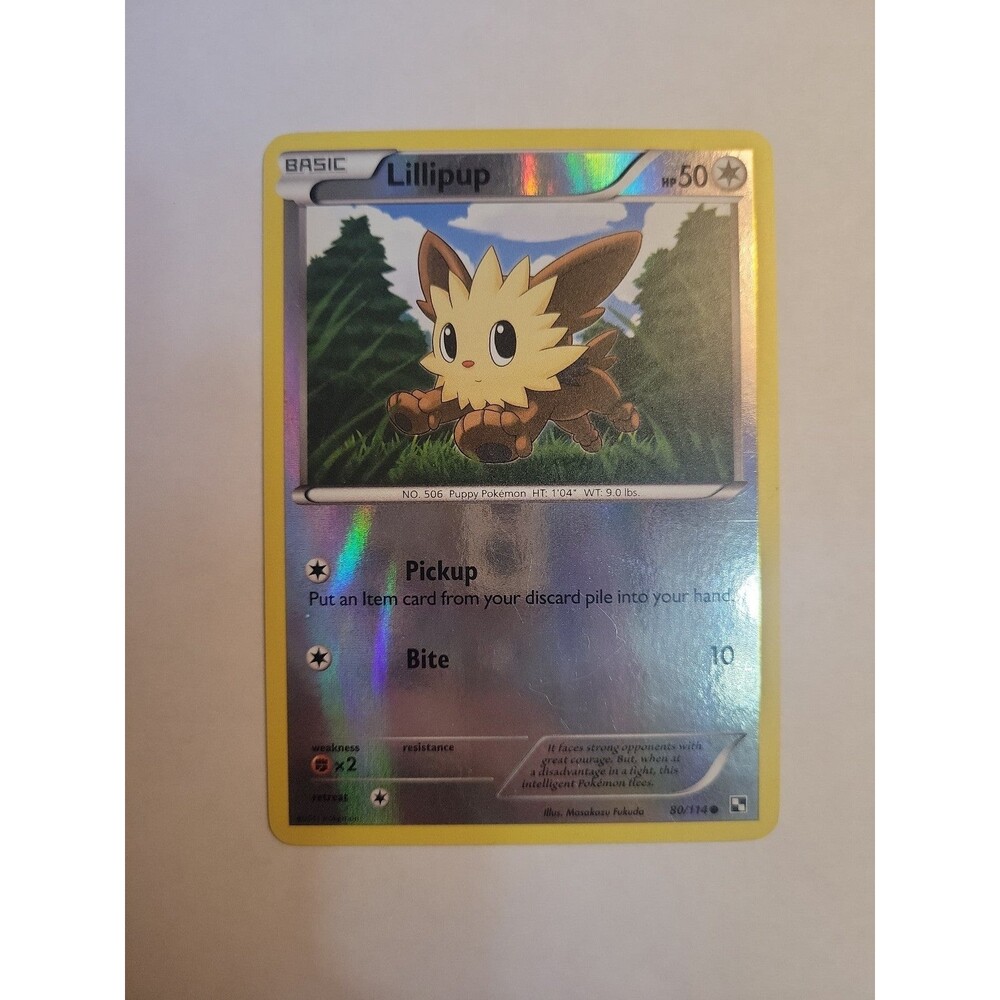 Pokemon Lillipup Reverse Holo